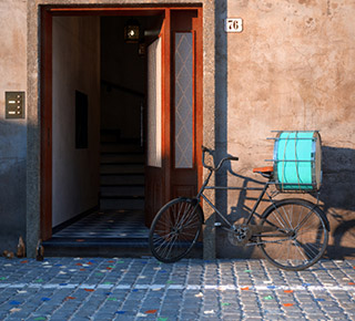 Fiesta Bike vintage drum 3d visualization