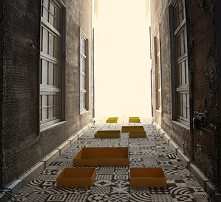 Athens buildings open space